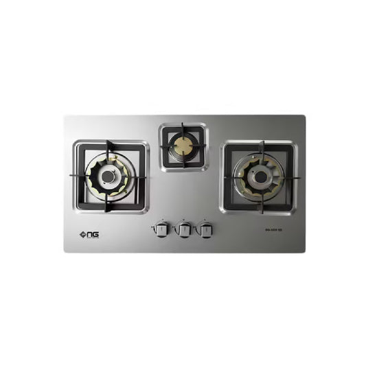NasGas DG-1530 Kitchen Hob – 3 Burner – Pulse Ignition System