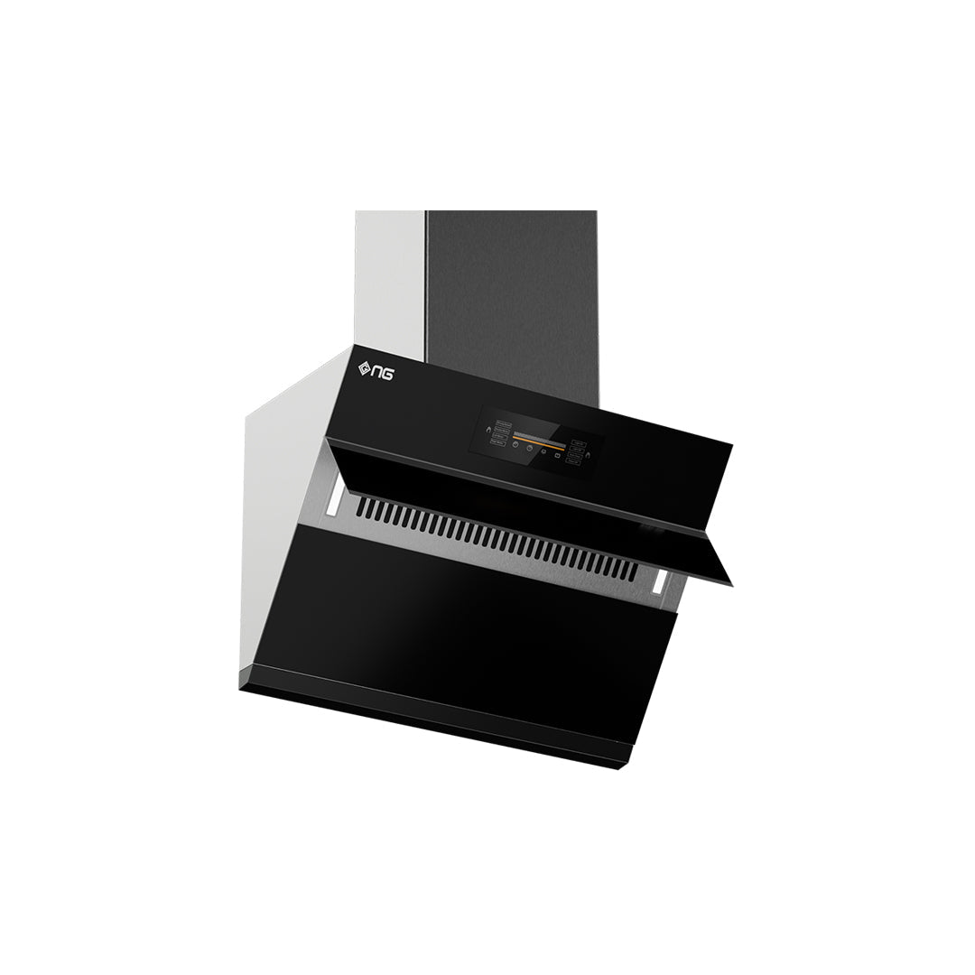 NasGas Compact Double-Motor Smart Kitchen Hood (KHD-350) - Side