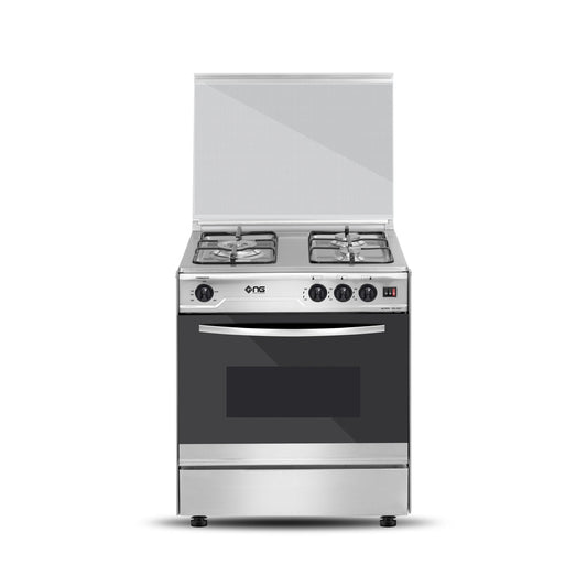 NasGas DG-327 Cooking Range - 3 Burner Single Door - Stainless Steel