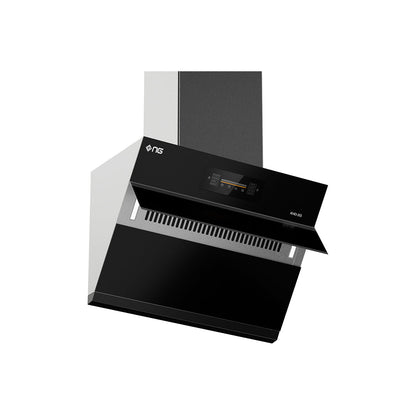 NasGas Double Motor Auto-Clean Smart Hood (KHD-355) - Side