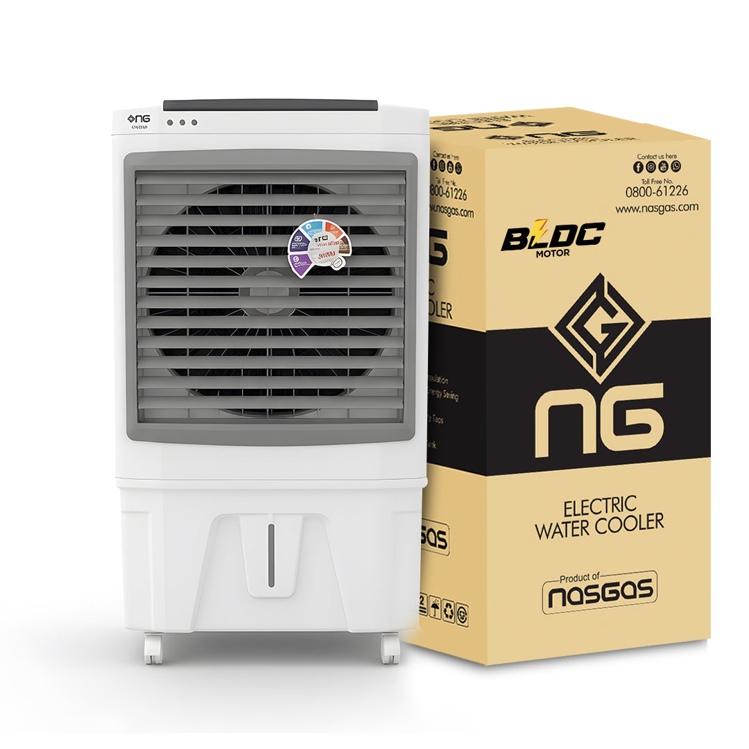 NasGas NAC-2550 Energy Efficient Air Cooler 85L with UPS Support and 4 Way Air Flow