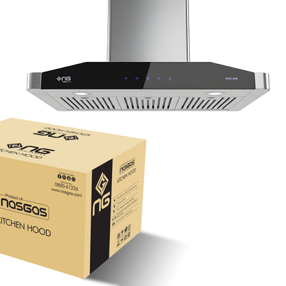 NasGas Turbo-Suction Silent Kitchen Hood (KHD-340) - Packing