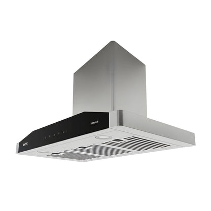 NasGas Turbo-Suction Silent Kitchen Hood (KHD-340) - Side View