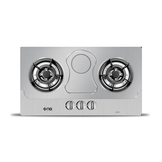 NasGas DG-SN2 Built-In Hob 2 Burner Stainless Steel