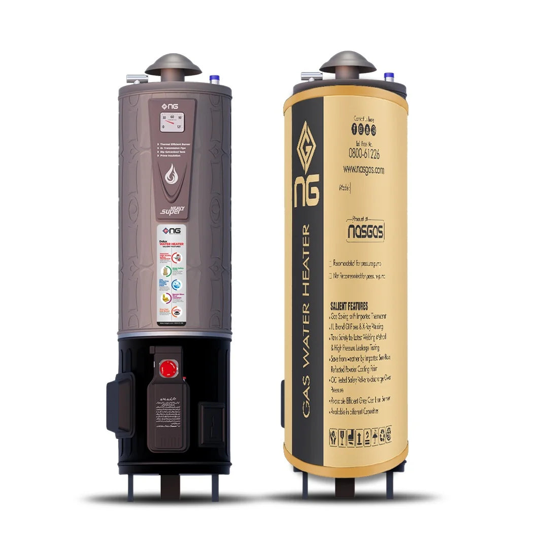 NG Electric + Gas Geyser DEG-55 Super Deluxe