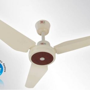 Pak Ceiling Fan Floral Dark Wood